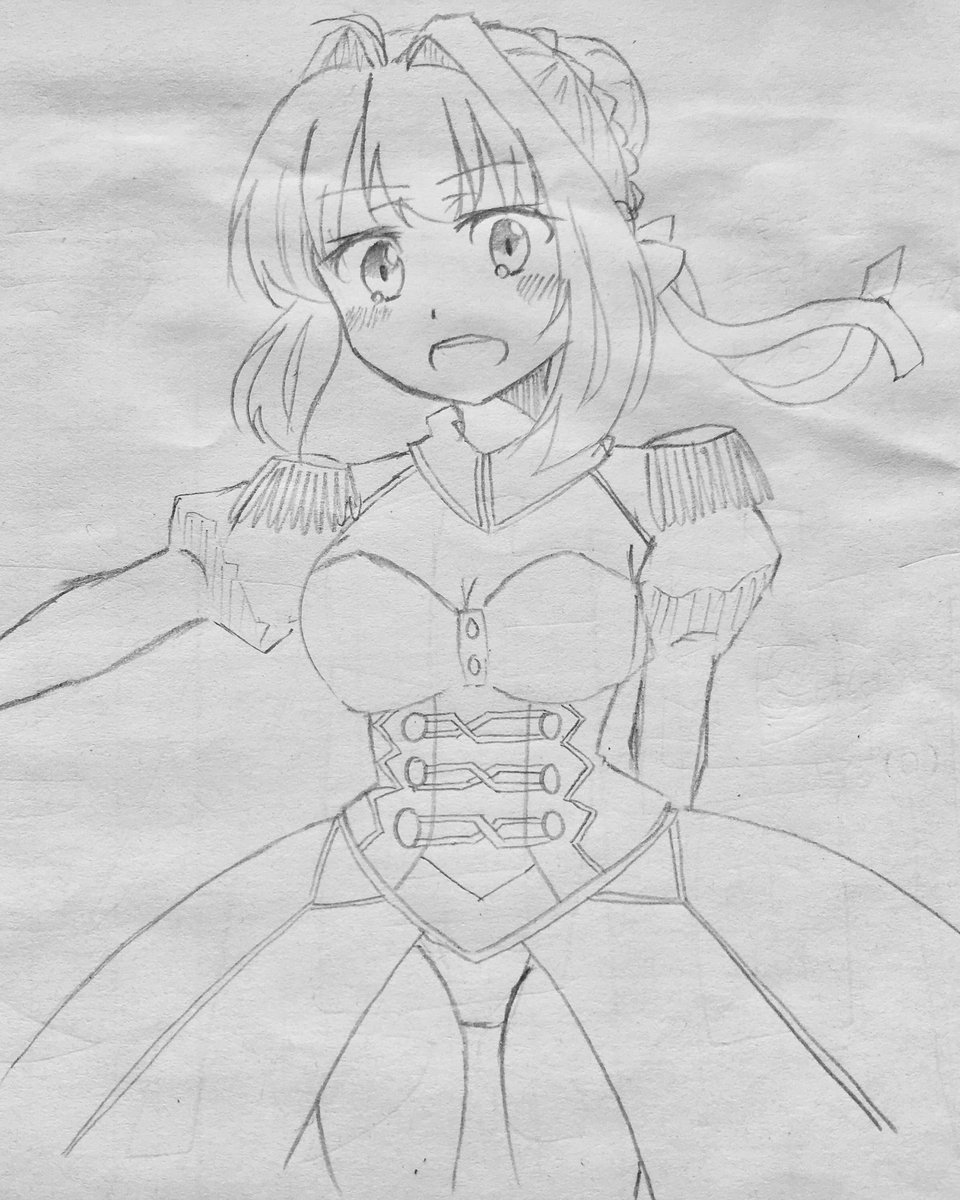 テスト中だけどネロちゃん描いてみたあぁぁぁぁ!!!
何も見ないで描いたんだよ!!! 