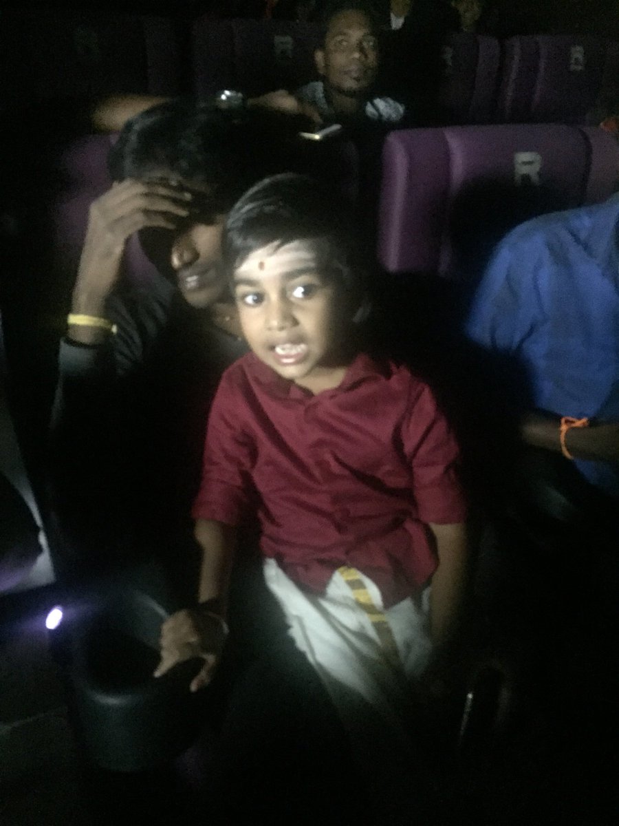 behindwoods's tweet image. Look who’s here to watch #Mersal

#Mersal50atRohini