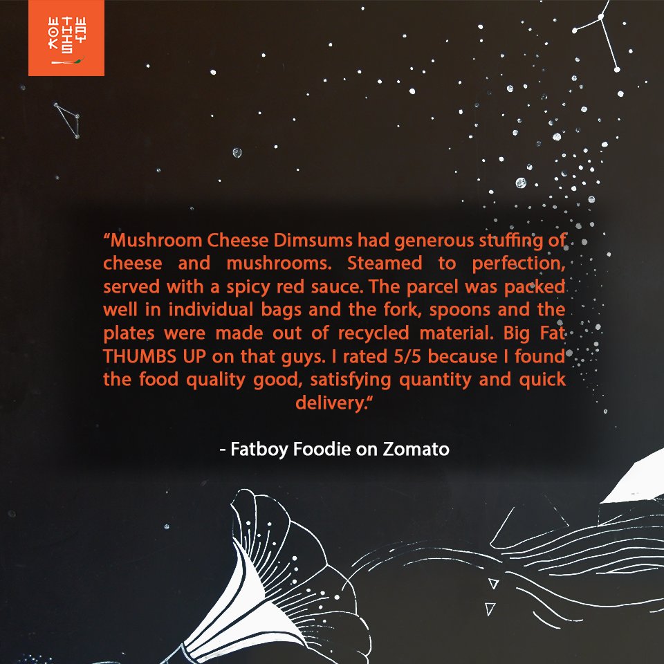 Our aim is to create a food haven for vegetarians! <a href="/Fatboy/">fatboy</a> Foodie, you made our day with your review :-)Read the entire review on <a href="/ZomatoIN/">zomato</a> : zoma.to/AZXqYm
#FreshHotWoks #OrientalFood #Dimsum #Noodles #PureVeg  #MumbaiRestaurants  #MumbaiEats #WokThisWay #LowerParel
