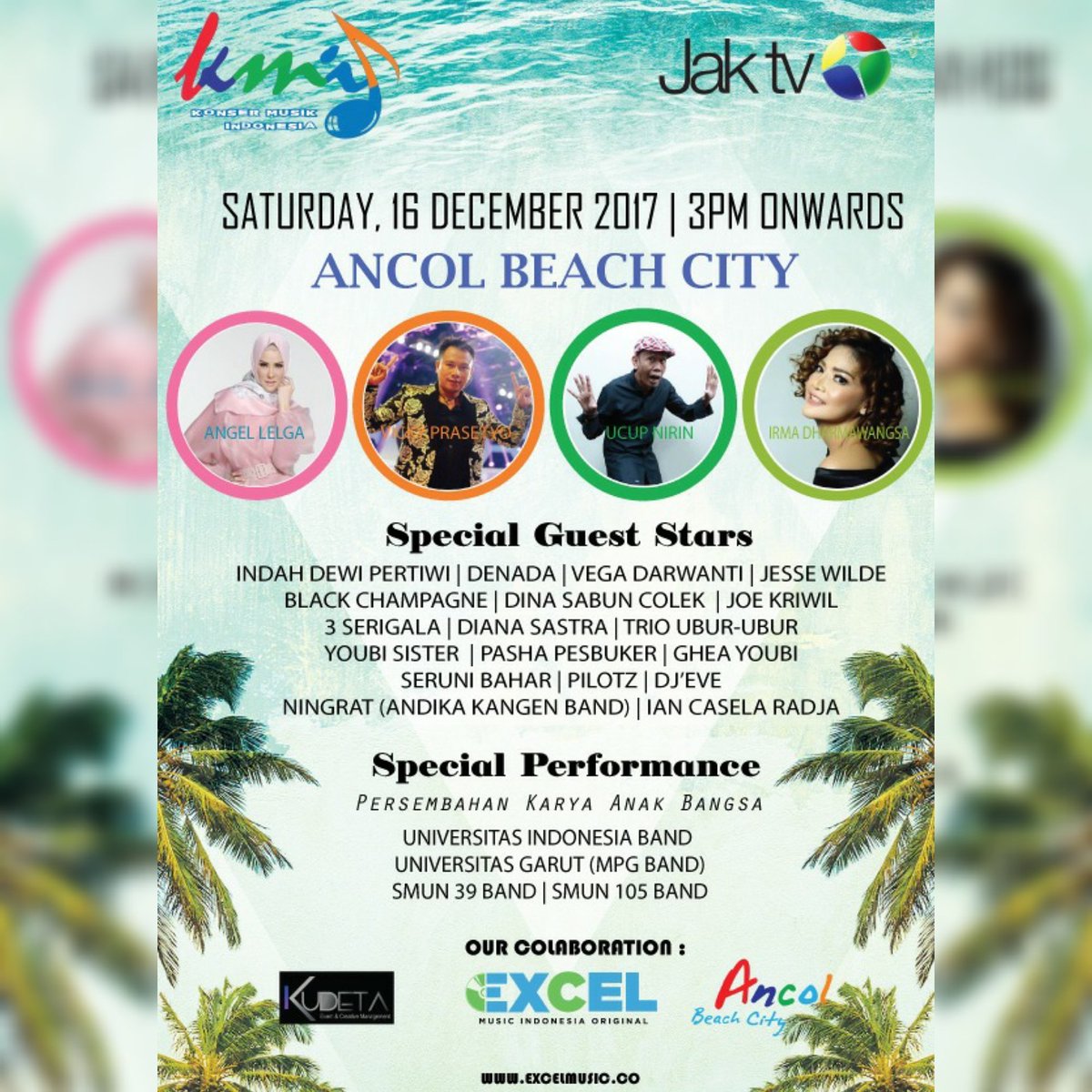 beachcityjkt's tweet photo. Hai Guys, jangan lupa tanggal 16 Desember kita seru seruan bareng @ancolbeachcity .
Selamat hari minggu semuanya
#ancolbeachcity #ancolmall #ancol #tamanimpianjayaancol #partysaturday #weekend #jakarta https://t.co/rZ64EdAws4