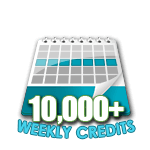 New Badge Alert on #Flirt4Free!  Just received a 10,000 Credits in a Week badge today! https://t.co/