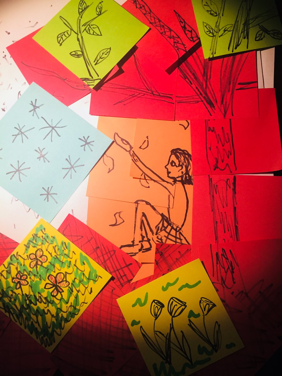 kristikkki's tweet photo. @ds106dc #tdc2154 #ds106 #beduc476 My response: I like to doodle a lot, just take anything that is next to me, and sometimes I go all in and make things like this. Based on this, guess what my favorite season is :) https://t.co/rcUQaYlAYz
