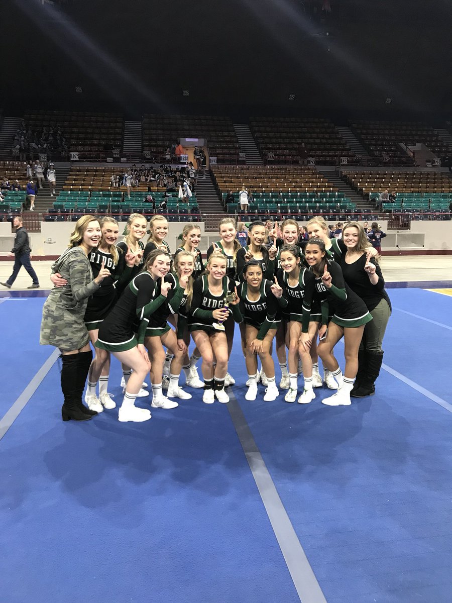 FossilCheer's tweet photo. Proud to be your 5A Junior Varsity State Champions!!!!! 💚💚💚💚 https://t.co/G1PPz11REg