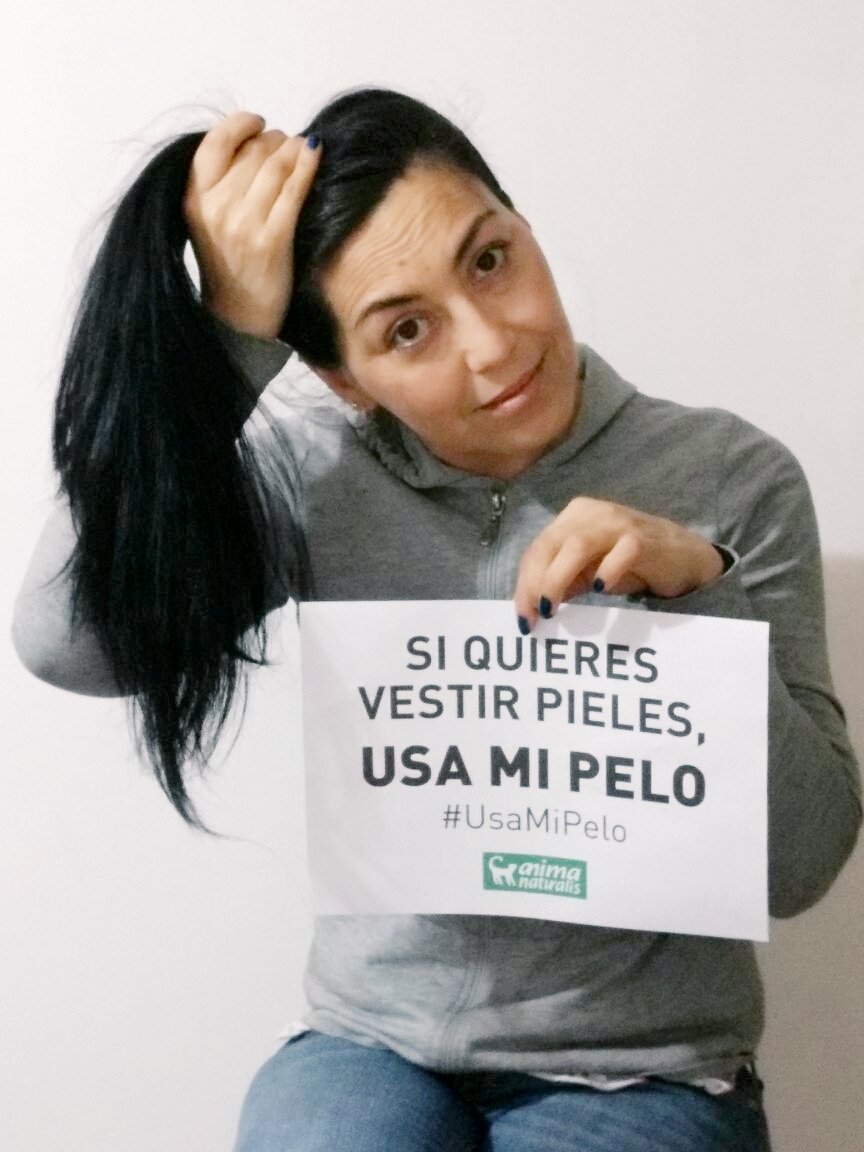 Evangel98's tweet photo. Me uno a la campaña #UsaMiPelo de @AnimaNaturalis porque estoy en contra del uso de pieles.Si quieres usa mi pelo. #sinpiel #UsaMiPelo #libredecrueldadanimal https://t.co/1moonGxupr