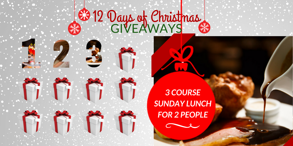 🎄CHRISTMAS GIVEAWAY DAY 3🎄Win a 3 Course Sunday Lunch for 2 People in Laguna Restaurant! Simply follow, retweet &amp; tag who you would bring with you. 🍴 Ends in 24 hours. 🤞