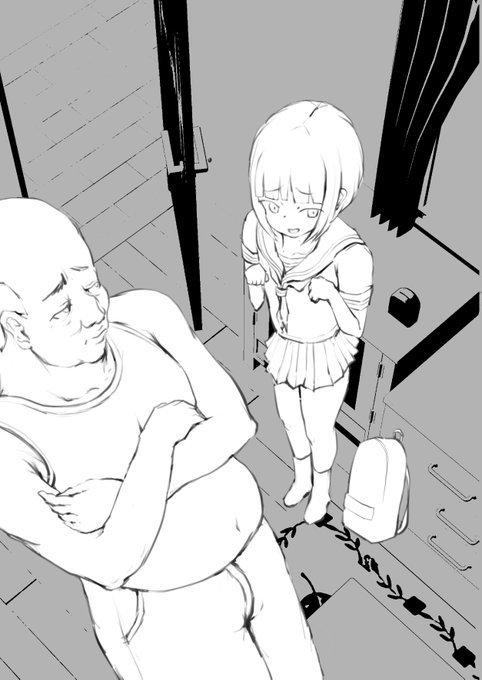 三点パースを信じろ、信じるな、いや信じろ。最後は信じた。難しい。。。 