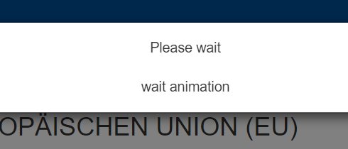 DirtyCode1337's tweet image. Wenn du bei der Europäischen Kommission eine Umfrage absendest, wird dir danach diese "lustige" Lade-Animation angezeigt: #waitAnimation #ec #loadingAnimation #static #fail
