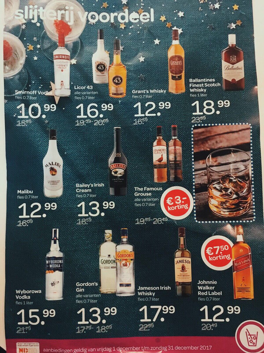 Spar Slijterij folder: gehele maand december geldig!