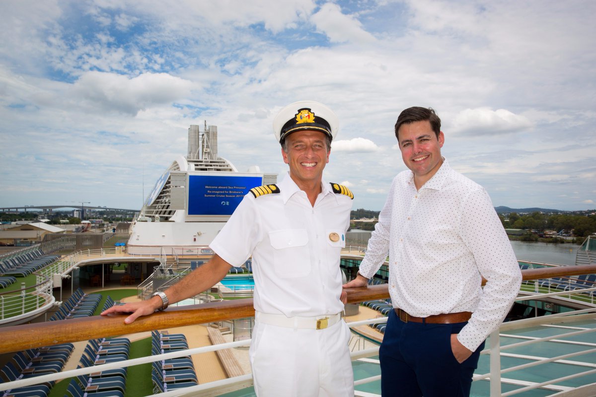 AnnaOsetroff's tweet image. What a day! Photographing and checking out the new #seaprincess #cruise in #brisbane today 😀 #captain #cruising #boat
