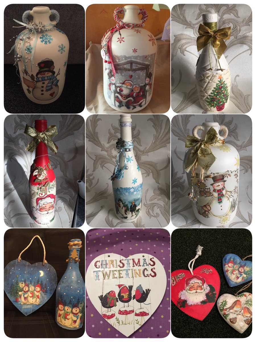 Shabby_my_Chic's tweet photo. It’s beginning to look a lot like Christmas #decoupage #christmas #gifts https://t.co/37dNw6Mgfl