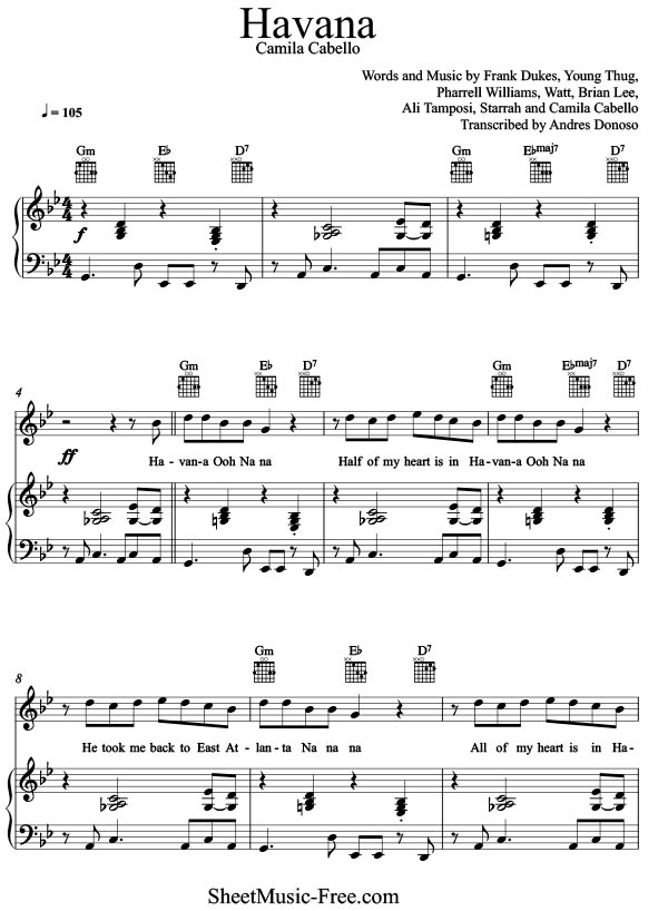 Sheet Music Free on Twitter: Sheet Music Camila Cabello Free Sheet Music Download #havana #camilacabello #sheetmusic #pianosheet #musicians # piano #music #spartiti #partitura #musicnotes #freesheetmusic https://t.co/jRCCBIXGt9 https://t.co ...
