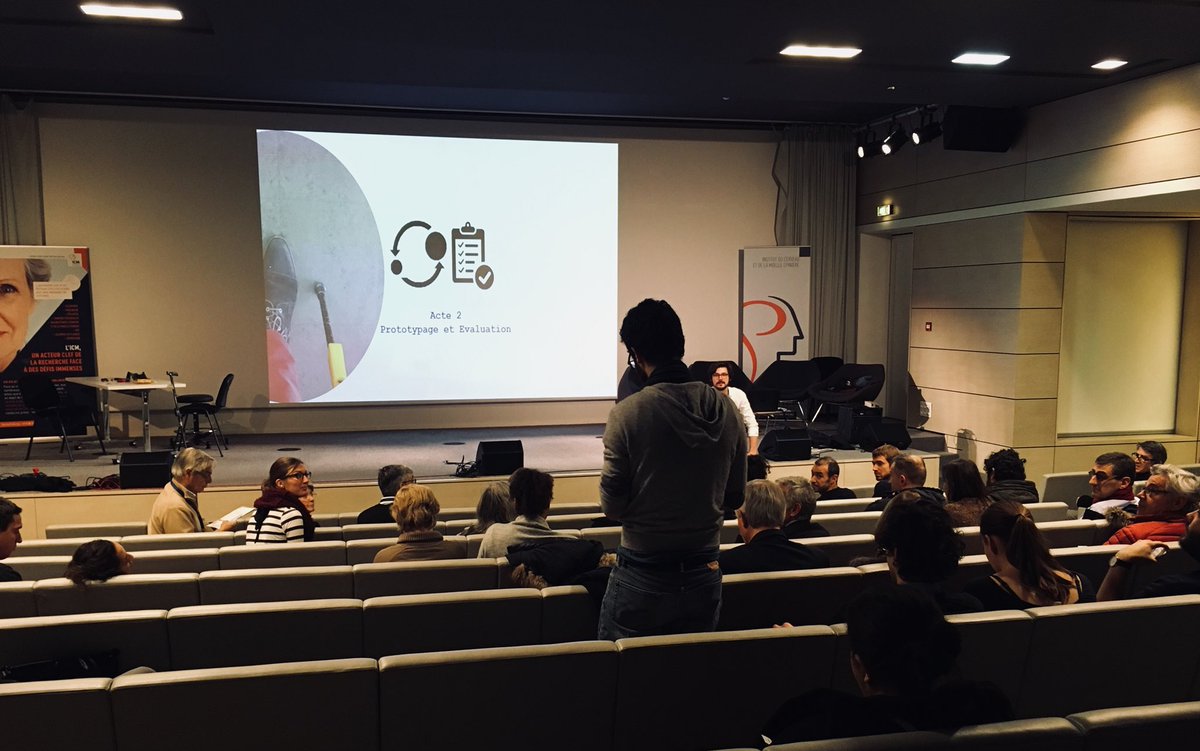 InstitutCerveau's tweet photo. Immersion au sein du #LivingLab cLLAPS à l’ICM avec  #Handicapable. https://t.co/b5Lk7W9NsX