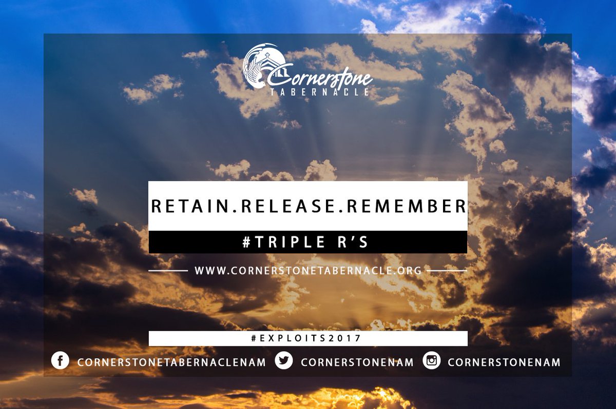cornerstonenam's tweet photo. Sermon Title: Retain. Release. Remember ๐คฒ
Prophetess Virginia Pinto
#Exploits2017 #TripleRs https://t.co/J95POUxk5L
