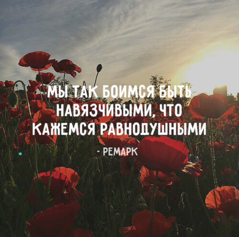 Мы боимся быть навязчивыми что кажемся равнодушными