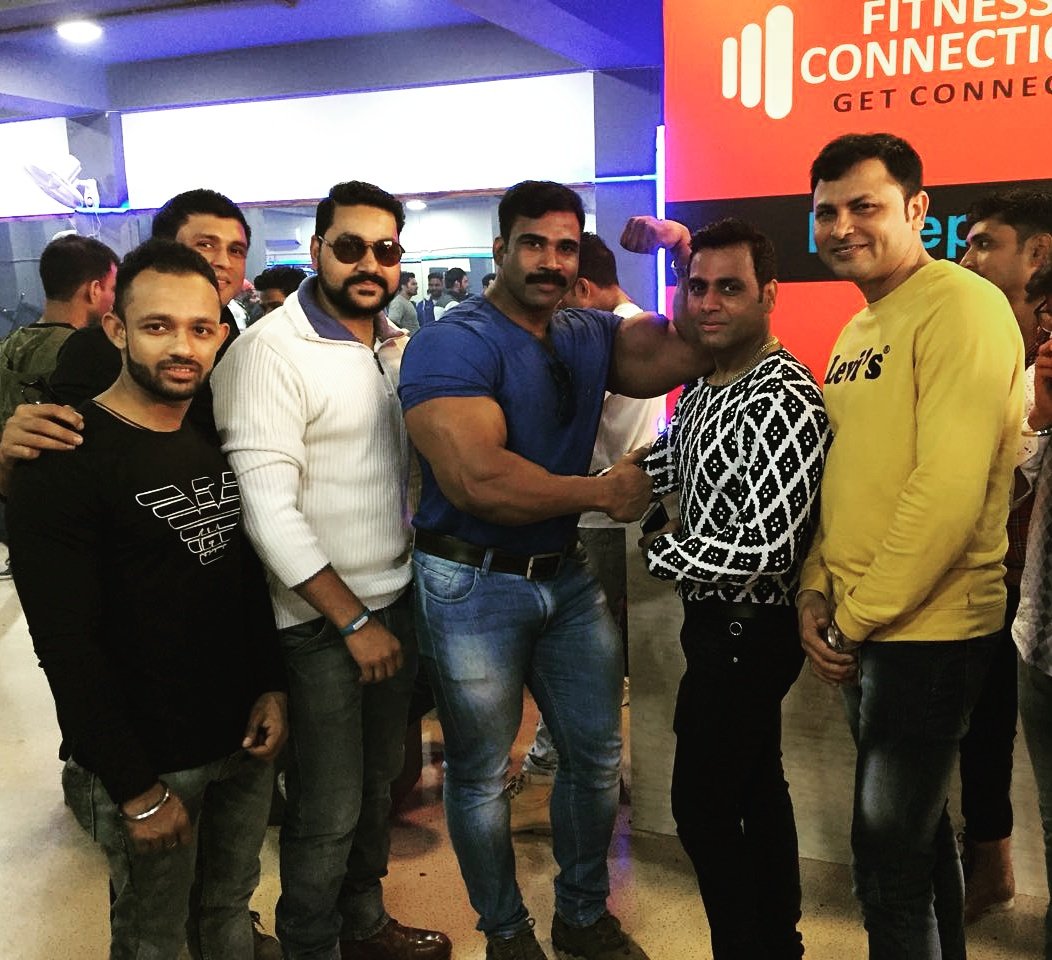 #Gym open 
#Ceremony at 
#shahadra #Delhi 
With #Mr #universe 
#murli