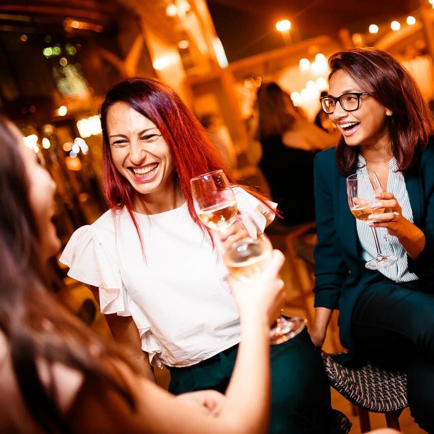 Every Tuesday, we pour 3 FREE glasses for ladies from 6-10pm, as well as giving 50% off food for females. She you there! #qwertydxb