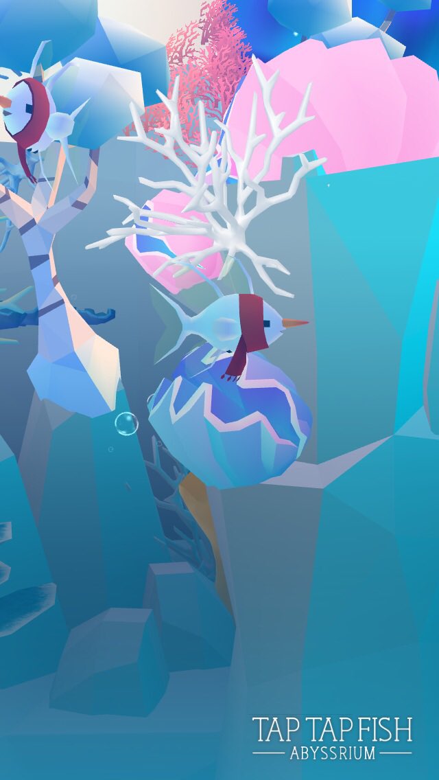 My Snowflake Cardinal:) 
#taptapfish
Download: onelink.to/jhe4sh