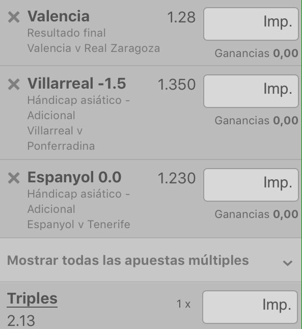ZaraPicks's tweet photo. Estos han sido los pasos que hemos seguimos en el reto de 5€—50€. Salvo el Atletico contra la Real, no sufrimos en ninguno😊 https://t.co/sgRfF78gUH
