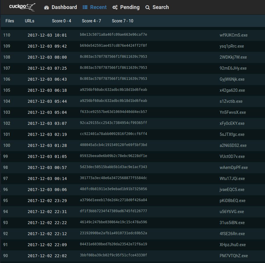 KevTheHermit's tweet photo. #PasteHunter develop branch has support for gists and post process modules, including @cuckoosandbox Lots of malware on #pastebin https://t.co/6nNrABxqnX cc @MrAdz350 https://t.co/D06Np22wDv