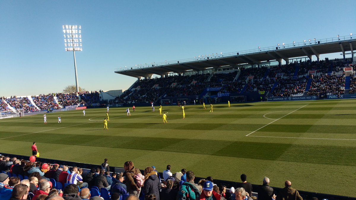 Arranca el partido en Butarque (0-0) #LeganésVillarreal