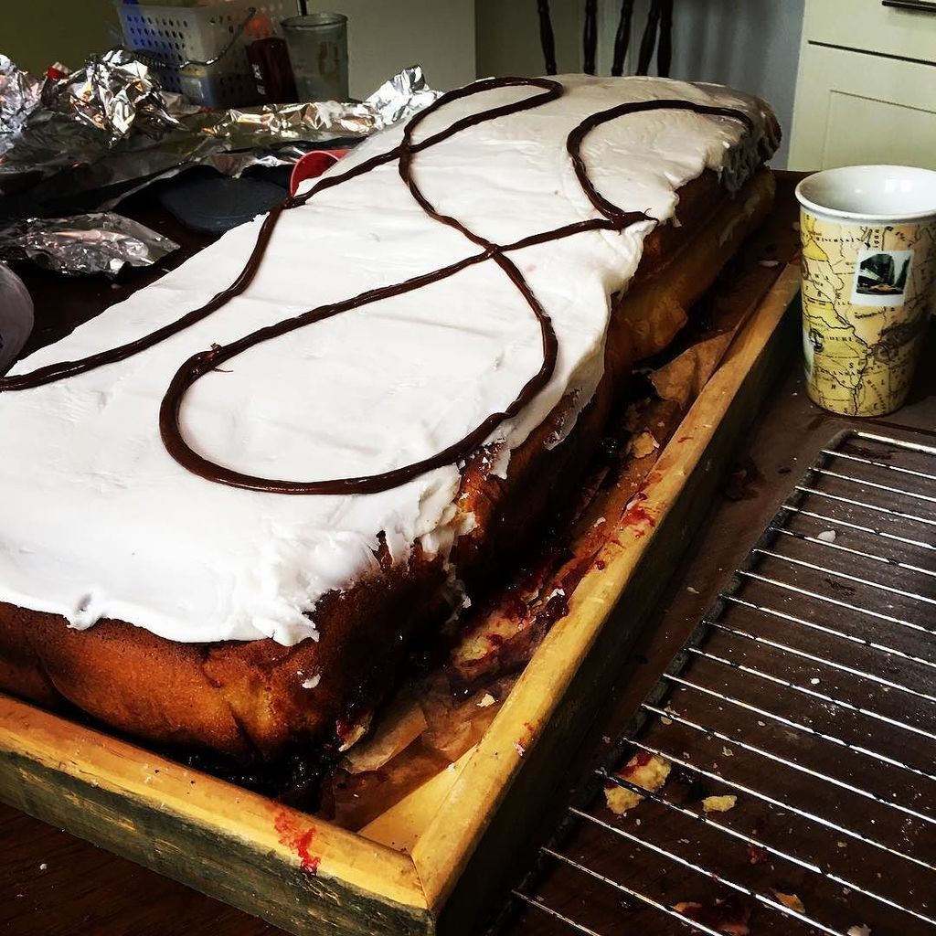 TalbotsHouse's tweet photo. Baking club ran over, but the monster is finished #pimpthatsnack #bakingclub https://t.co/2FMR0s1zw3