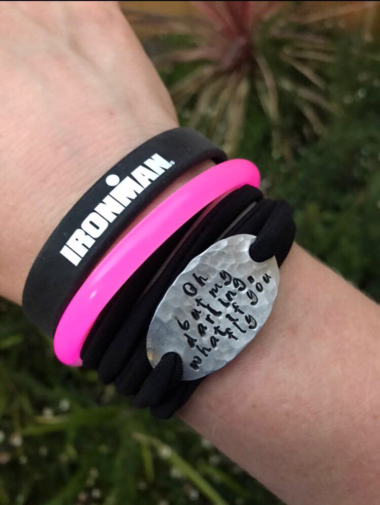 Women for Tri lights up the night at 8pm on the finish line. Come along and be sure to bring your glow sticks and your energy! #womenfortri #anythingispossible #IMWA