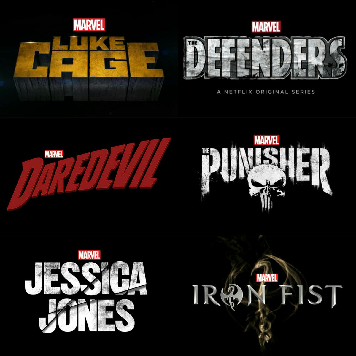 ArchBuhardilla's tweet photo. A continuación pondré mis notas de todas las series Marvel/Netflix que hemos tenido hasta ahora, os animo a ustedes también:

Daredevil1 8'75

Daredevil2 9'5

The Defenders 7'75

Iron Fist 7

Jessica Jones 8'5

The Punisher 9

Luke Cage 7 https://t.co/VgHMEWooii