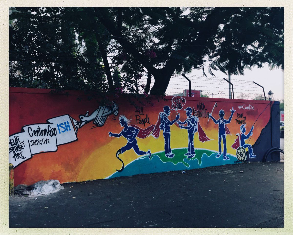 So proud to commemorate #WDD2017 #IDPD2017 with a new mural in #Bandra! Thanks to all for participating!