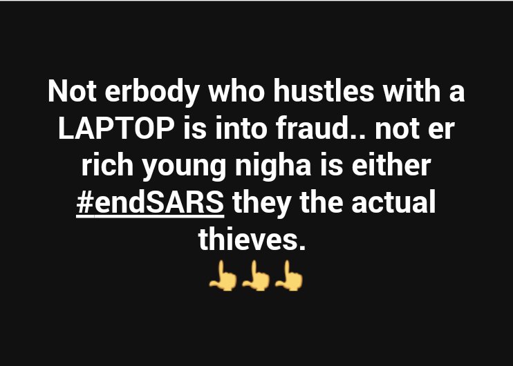 #endSARS