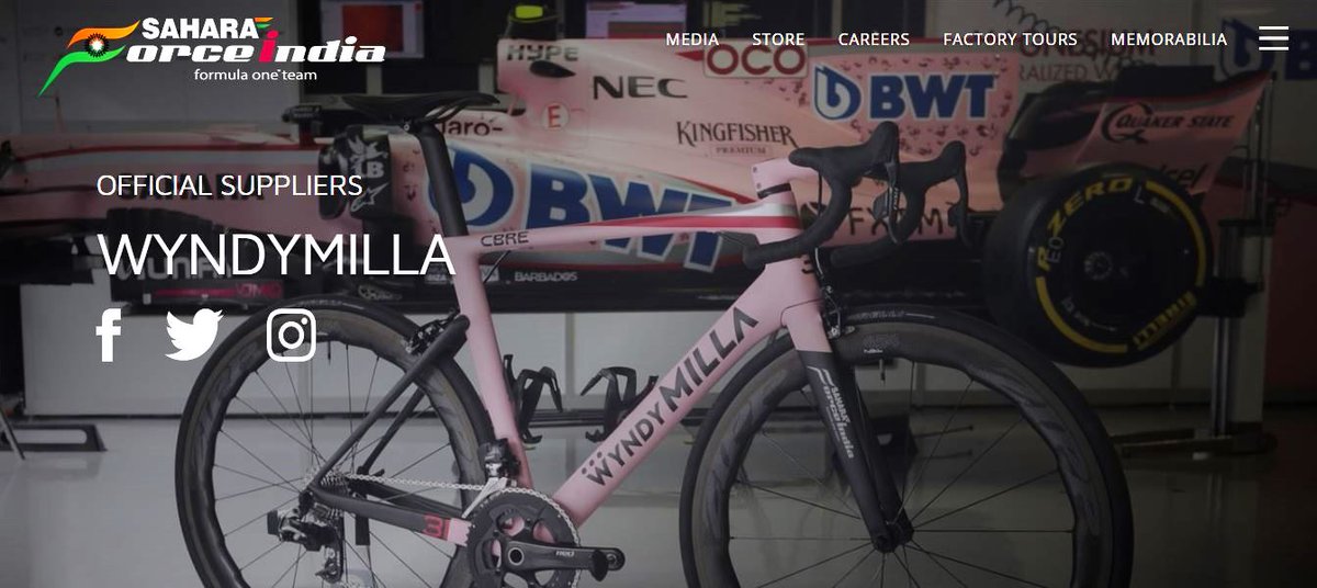 Very rare chance to bag some 2017 <a href="/ForceIndiaF1/">Racing Point F1 Team</a> hardware: facebook.com/wyndymillabike… #firstcome