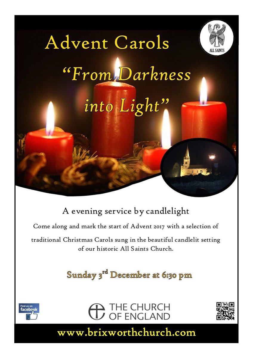 Our advent Carol starts in just over an hour...