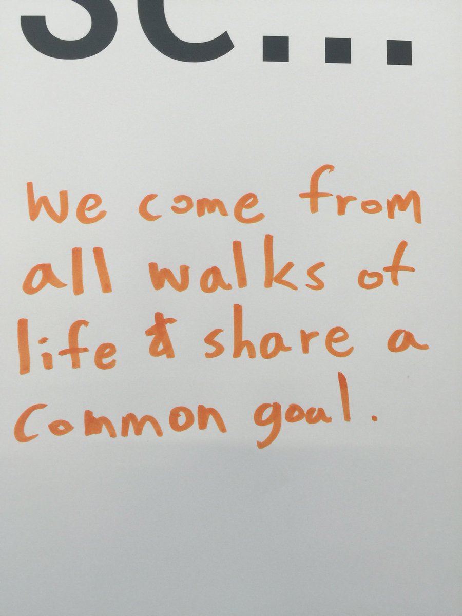 IamAnOT_COVID19's tweet image. I shared it at #cot2016- this is how diverse we are from a backgrounds standpoint! #ot365