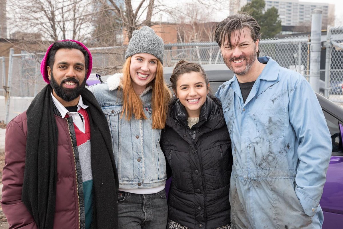 <a href="/DavidBHayter/">David Hayter</a> with our lead cast <a href="/darrellfaria/">Darrell Faria</a> <a href="/ErinC007/">E.M Carter</a> <a href="/TheAnaGolja/">Ana Golja</a> #FareTradeShow #Mechanic