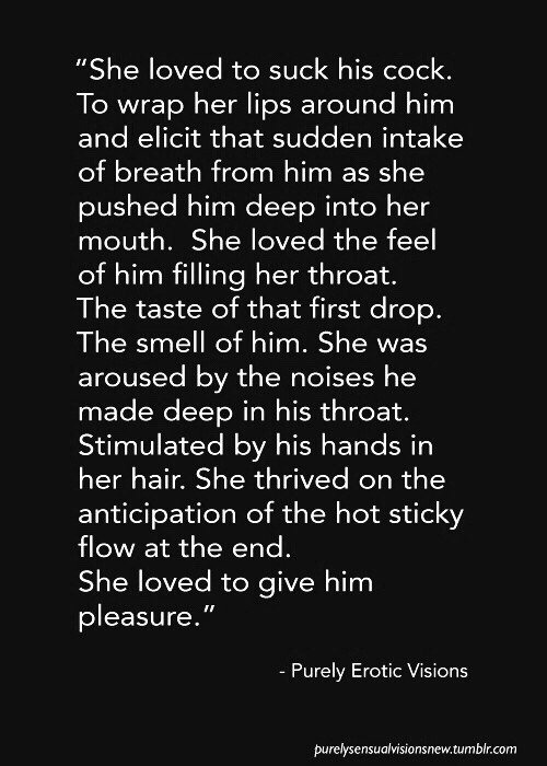 That pleasure....

          from you....