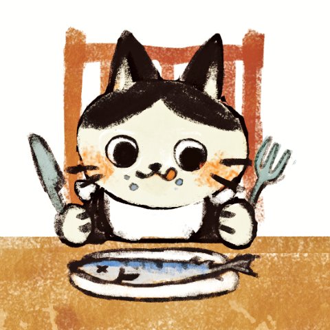 「フォーク 皿」のTwitter画像/イラスト(古い順)