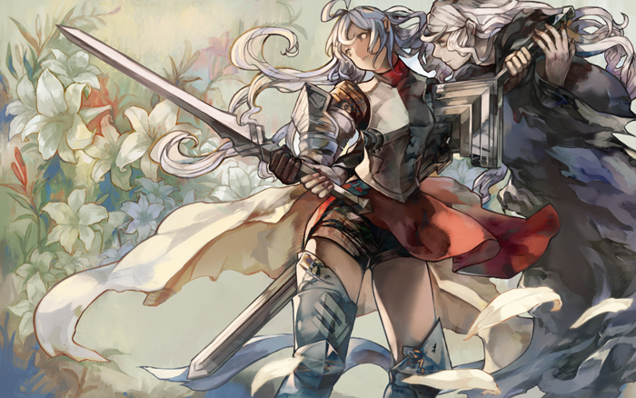 #このタグを見た人はラフ画とその完成絵を見せる
基本はモノクロで描くことが多いです。最近は色から描くことに挑戦してたりも 