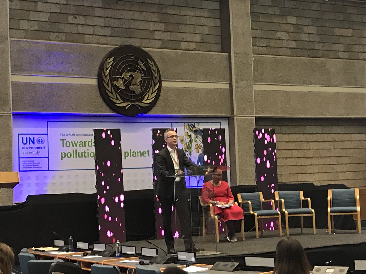 Engelmann_IK's tweet photo. Speaking about eliminating Lead from Paint and how industry #IPPIC contributes to setting up restrictions and securing implementation #UNEA3 https://t.co/cH0PUaSswf