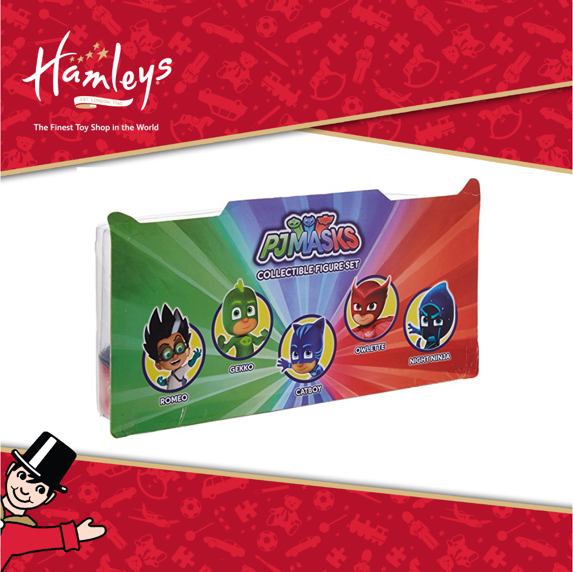 Hamleys_Saudi's tweet photo. من هو شخصية أقنعة بيجاي المفضلة لديك؟
Who is your favourite PJ Masks Character? https://t.co/zpJbqvLqQZ