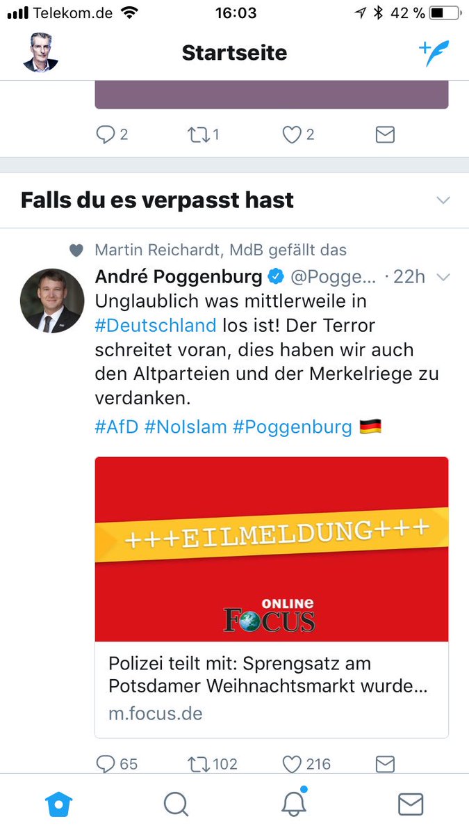 andreaspetzold's tweet photo. Bombenattrappe #Potsdam war Erpressung gegen #DHL. Hier zur Erinnerung ein paar #AfD-Schlaumeier (teils BT-Angeordnete), die den Vorfall auf unsägliche Art politisch ausschlachten wollten ~ @faznet https://t.co/53pqaARu38 https://t.co/Zrfd1Y0FaC