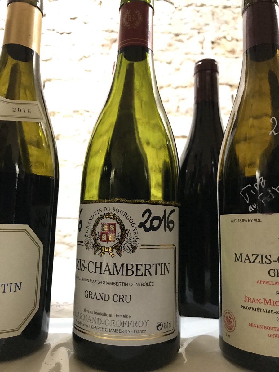 Vinama's tweet photo. Sylvie Esmonin and Harmand-Geoffroy very promisong in 2016. #roichambertin #gevreychambertin #esmonin #harmandgeoffroy #burguet https://t.co/9rrfFtcOGh