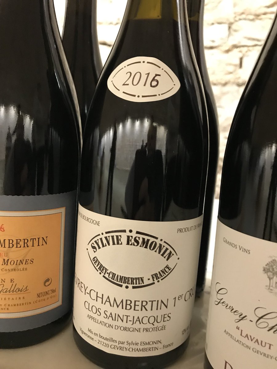 Vinama's tweet photo. Sylvie Esmonin and Harmand-Geoffroy very promisong in 2016. #roichambertin #gevreychambertin #esmonin #harmandgeoffroy #burguet https://t.co/9rrfFtcOGh