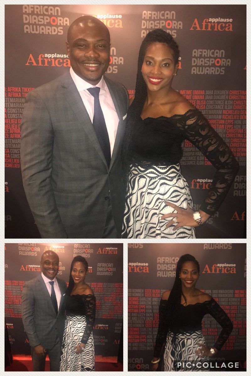 twongbe's tweet photo. Thanks to the wonderful team at @ApplauseAfrica for continuously celebrating Africans doing amazing work. My wife and I had a wonderful time last night. Congrats to all the honorees! #ADA2017 #Buildingunity https://t.co/ZTxZB8PVHv