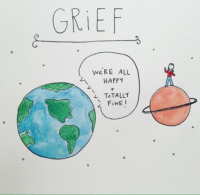 What grief can feel like to the grieving... #neonatalloss #copingwithgrief #breakthetaboo #grievingtogether #babylosscommunity [Regram from @bymariandrew]