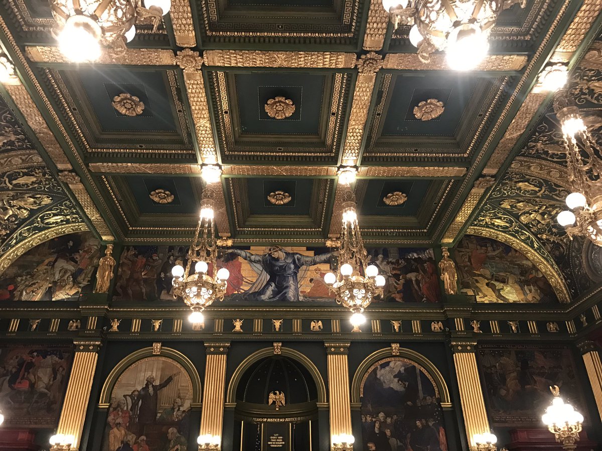 H2Pkaleigh's tweet photo. I got to visit the State Capitol in Harrisburg with my office I work for with the Institute of Politics! #mypittstory https://t.co/Hv7o2LFyxP