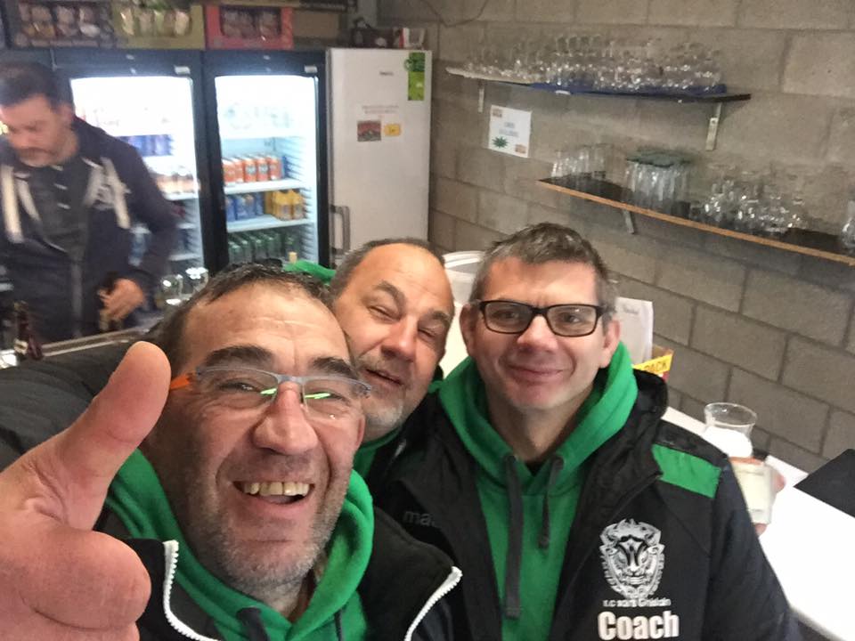 SaintGhi's tweet photo. Les coachs sont contents! 
#lskipik #Tatonka #RCSG https://t.co/rzPZ3FfV4V