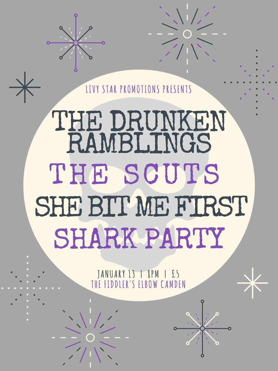 New show in January! #London #punkrock #DIYpromoter