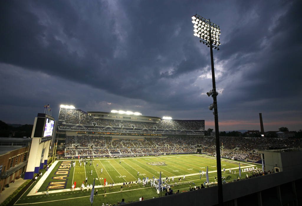 mrJMU's tweet photo. Assignment for all @JMUFootball fans this week: invite 2 friends minimum to the game Friday night to pack BFS. Buy their tickets if that’s what it takes #ColdDarkPerfect https://t.co/yc22upxiZW
