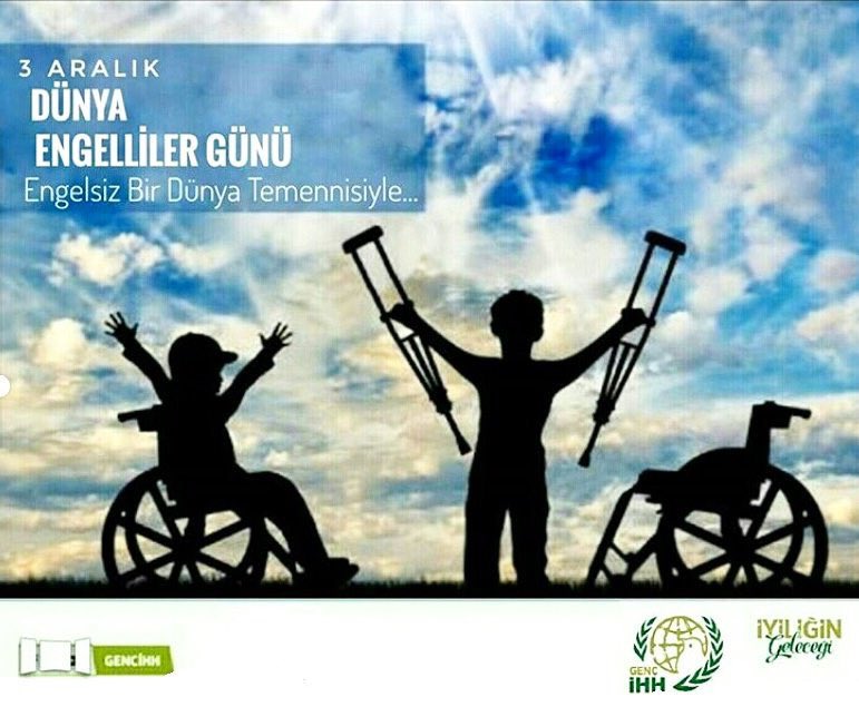 Pencereni açık tut  ; Kanadı kırık bir kuş girebilir
Kalbini yürek ülkesine açan bir “dünya” getirebilir.. #3AralıkDünyaEngellilerGünü