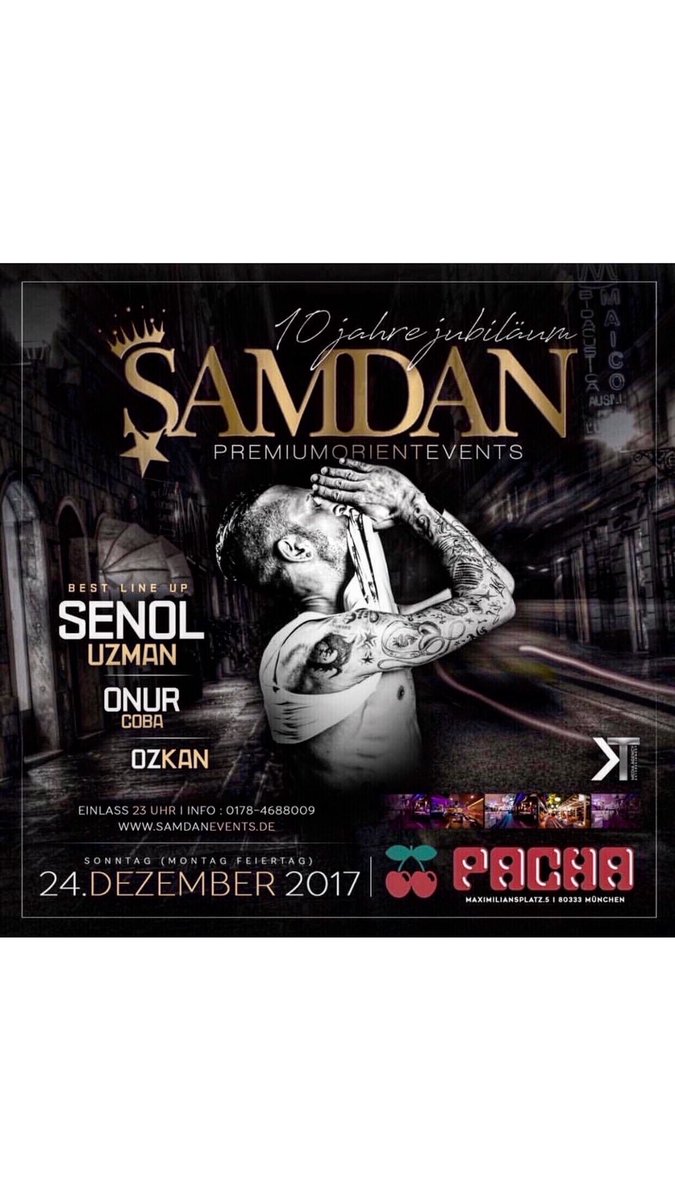 24122017 Samdan 10 Jahre Jubilaum Party Pacha @ München