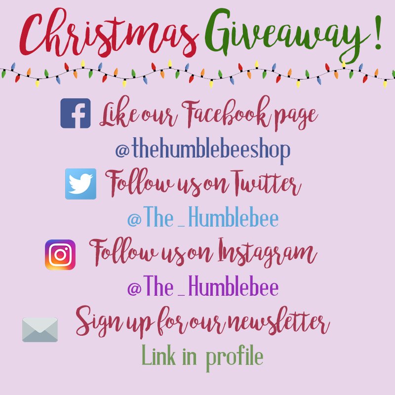 The_Humblebee's tweet photo. 🎄🎉💕🎁🎄 #giftideas #giveaway #GiveawayAlert #Christmas #thankyou #SmallBusiness #etsy #etsyshop #etsyowner #giveaways https://t.co/AMTrQ3XNzB